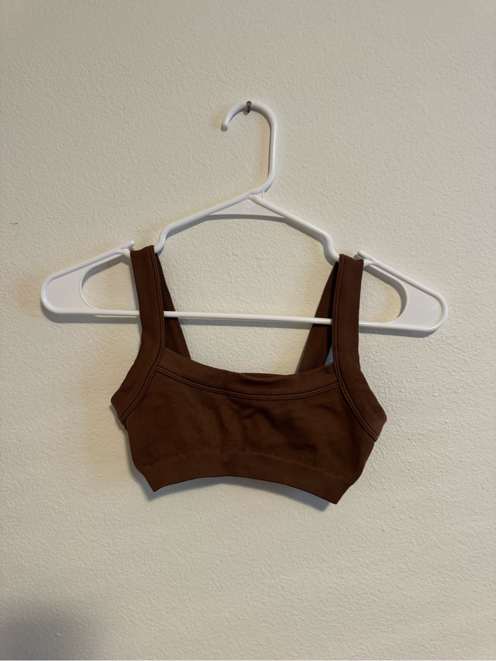 Urban Outfitters Chocolate Brown Ribbed Bralette